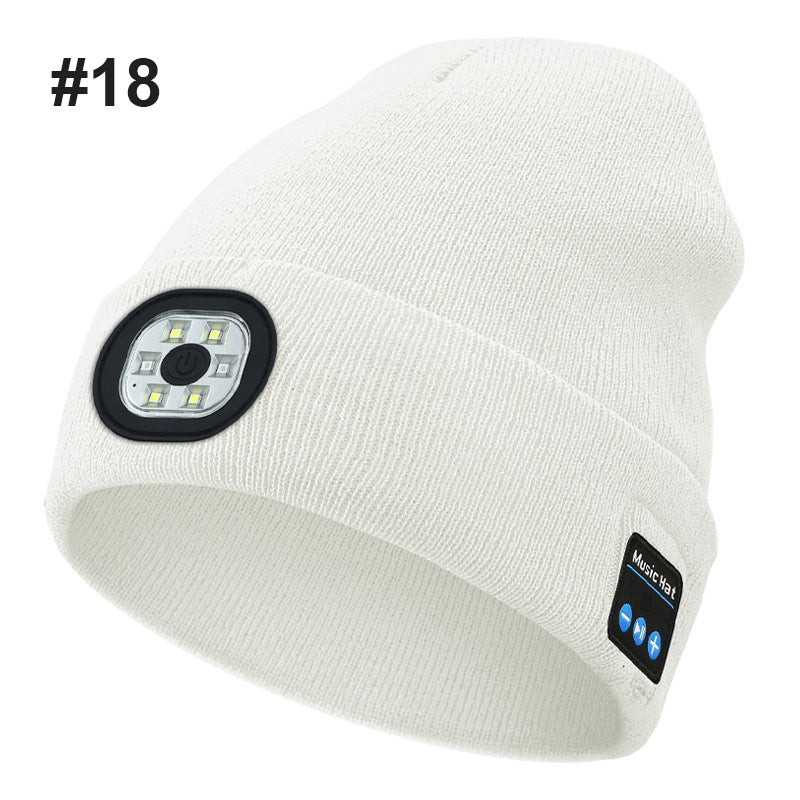 Bluetooth LED neulottu hattu