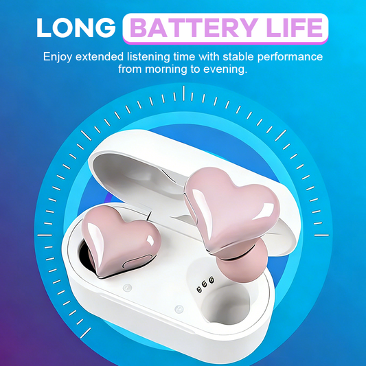 ❤️Valentine's Day Special Offer❤️ Heart-Shaped Wireless Earbuds