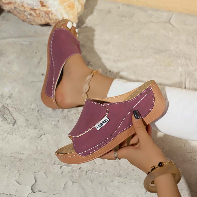 š„HyvƤ myyntiš„Casual Wedge Slide Sandaalit naisille