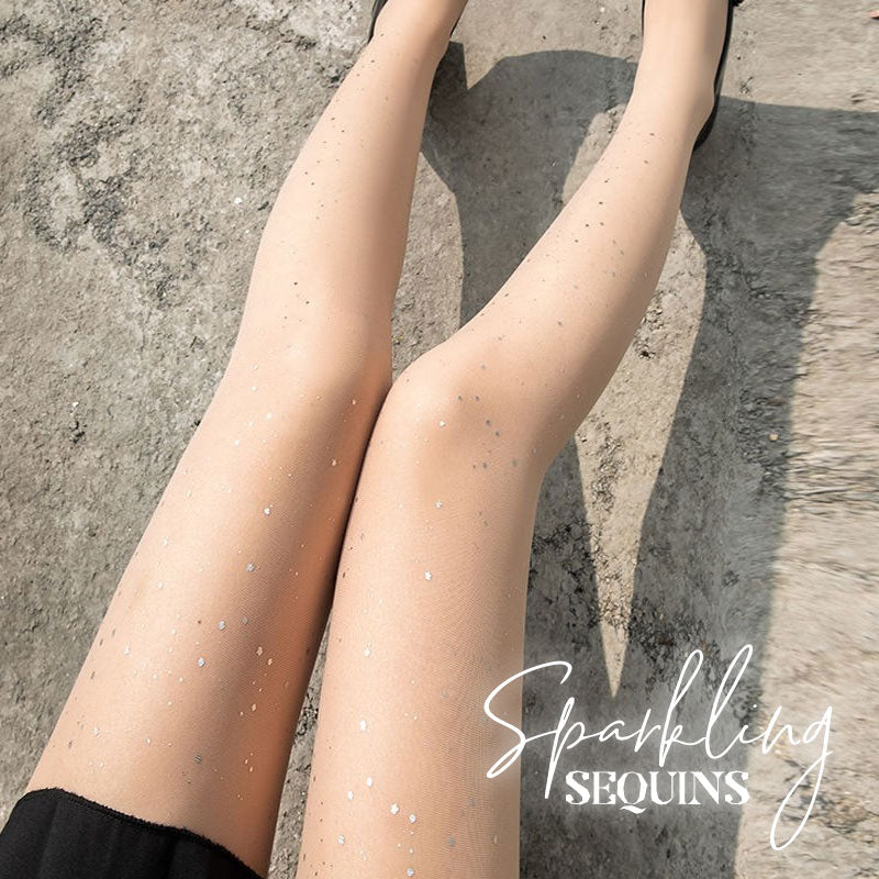 đ„đ„Sesongin vastaiset kampanjat - Naisten muoti Sexy Glitter Sequin sukat (Osta 1 saat 1 ilmaiseksi)
