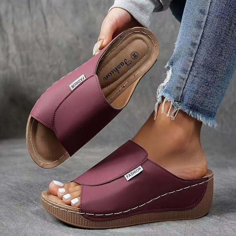 š„HyvƤ myyntiš„Casual Wedge Slide Sandaalit naisille