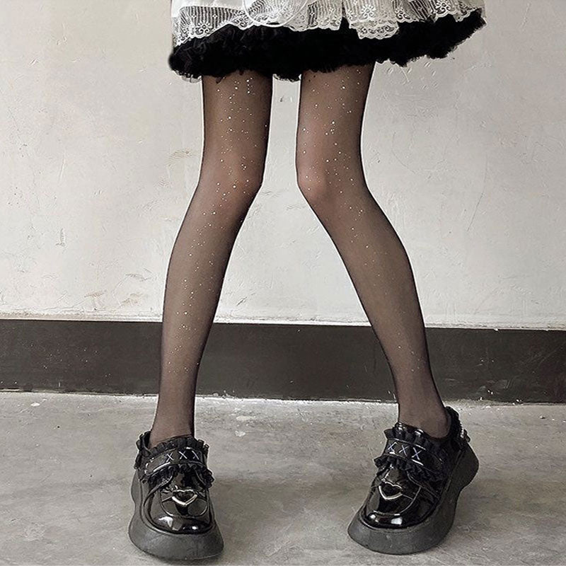 đ„đ„Sesongin vastaiset kampanjat - Naisten muoti Sexy Glitter Sequin sukat (Osta 1 saat 1 ilmaiseksi)