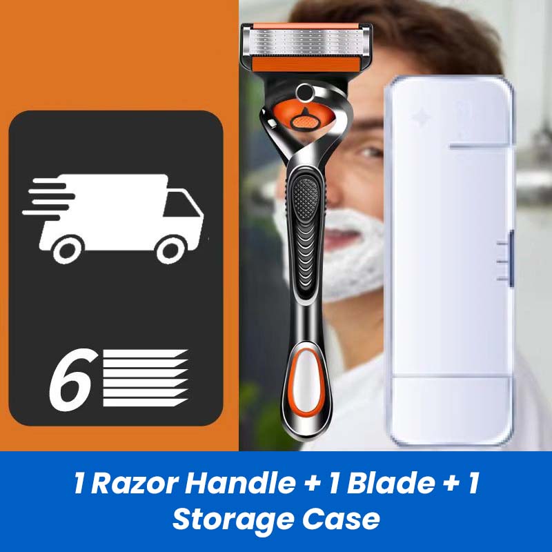 Men's Razor Blade Replacement Set with Free Handle