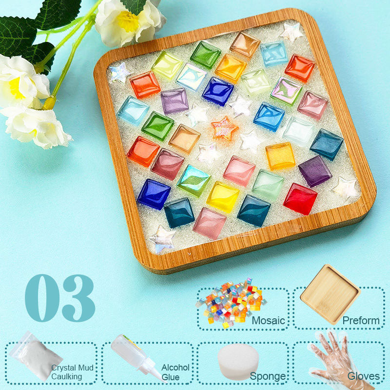 Diy käsintehdyt lasiset lasinaluset