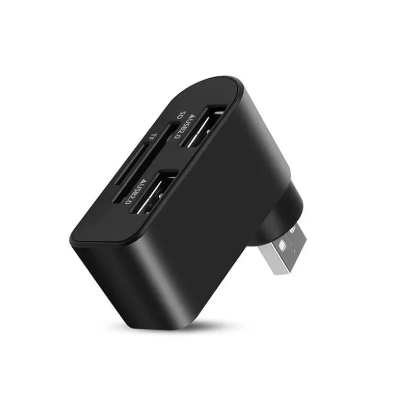 4 in 1 pyörivä USB-keskitin