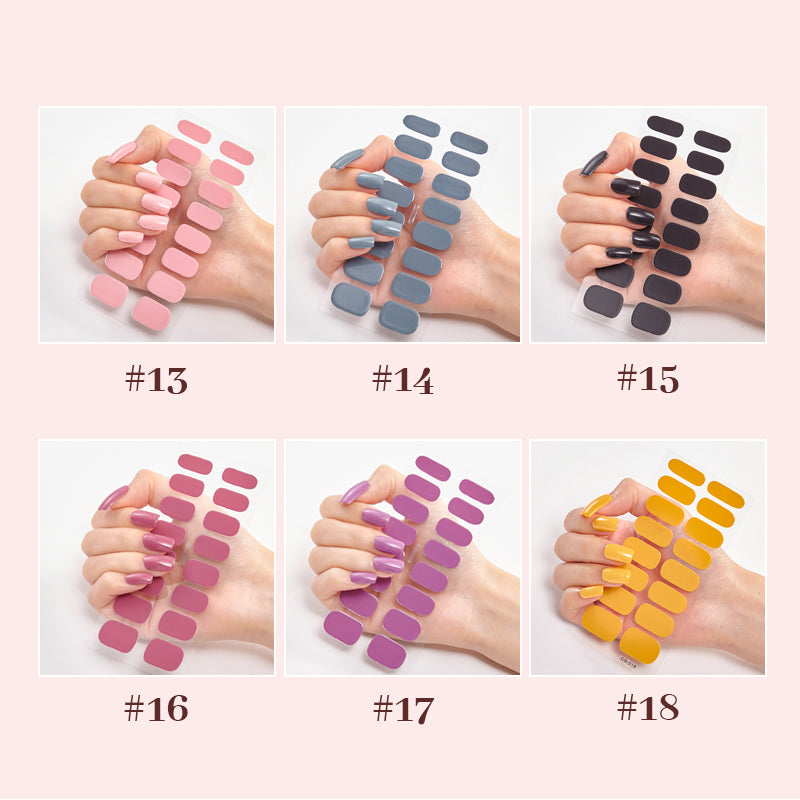 Puolikovettunut geeli Strip Manikyyri Full tarra