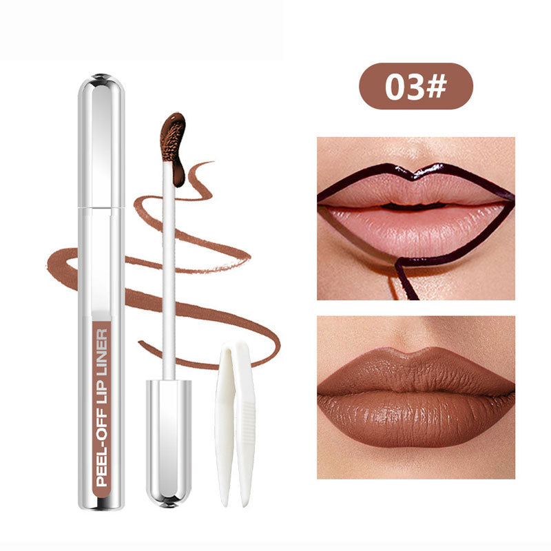 💋 Peel-Off Long-Lasting Lip Liner &Gloss
