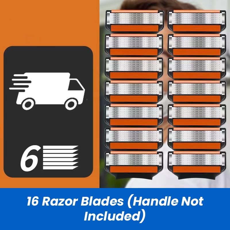 Men's Razor Blade Replacement Set with Free Handle