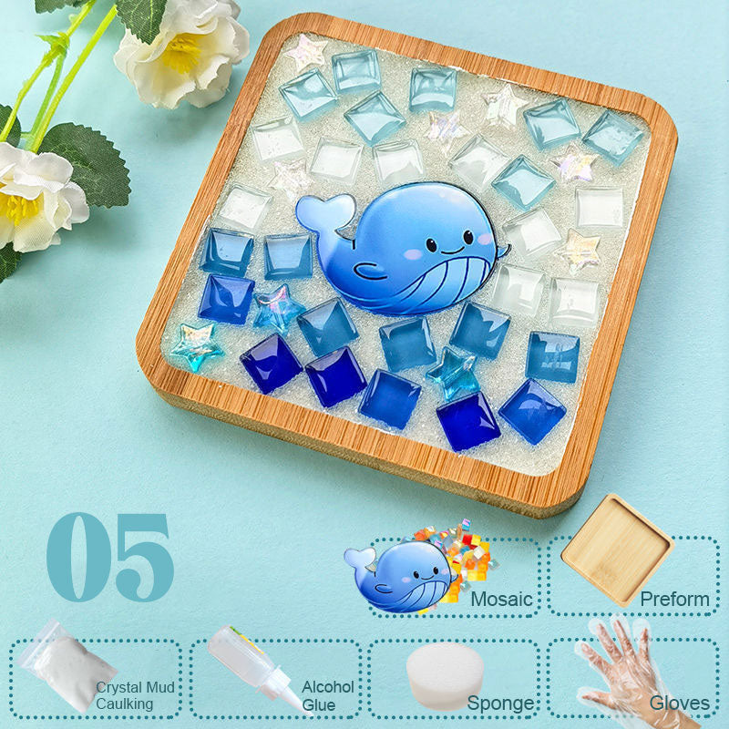 Diy käsintehdyt lasiset lasinaluset