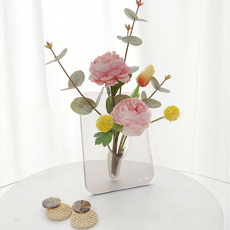 Akryyli valokuvakehys maljakko Flower Arranger