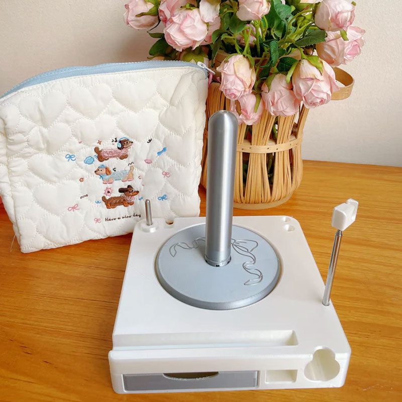 Shiny Portable Multi-purpose Yarn Spool Box