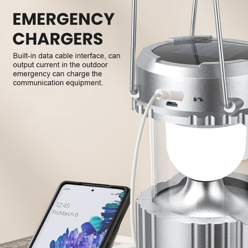 🔥2025 kuuma myynti🔥Solar Camping tuuletinvalo