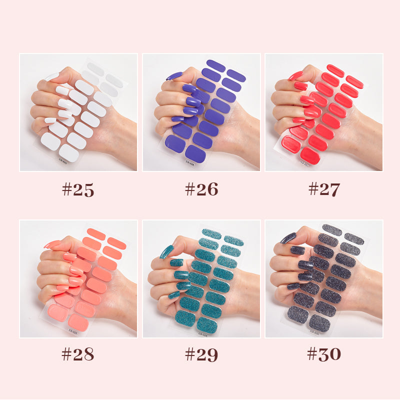 Puolikovettunut geeli Strip Manikyyri Full tarra