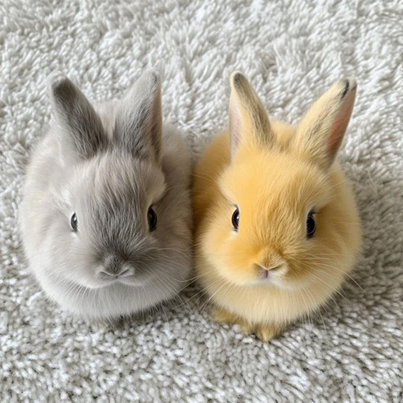 🐇Viimeinen päivä myynti 60% pois🐇Pörröinen realistinen kani lelu lelu