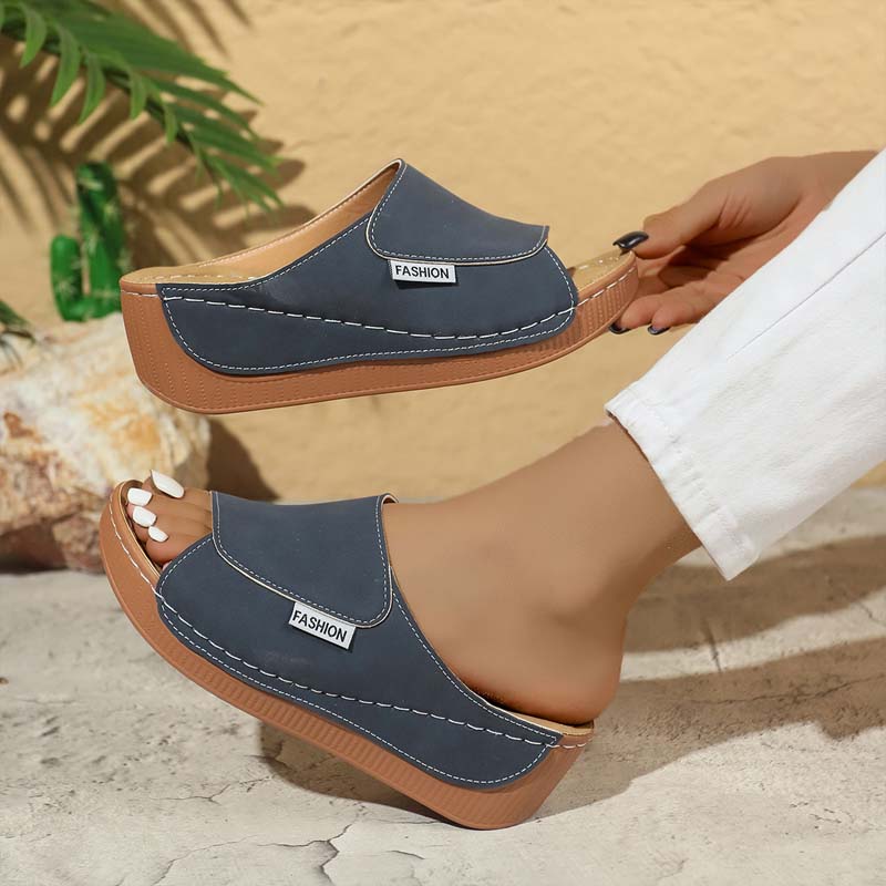 💥Hyvä myynti🔥Casual Wedge Slide Sandaalit naisille
