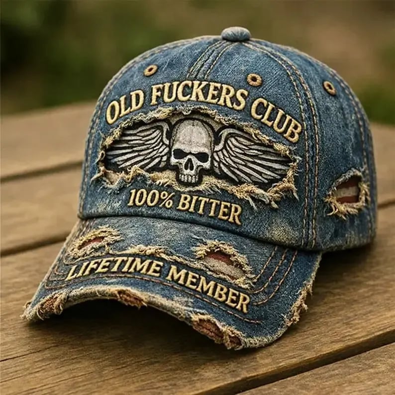 🧢Old F Club – Vintage baseball cap