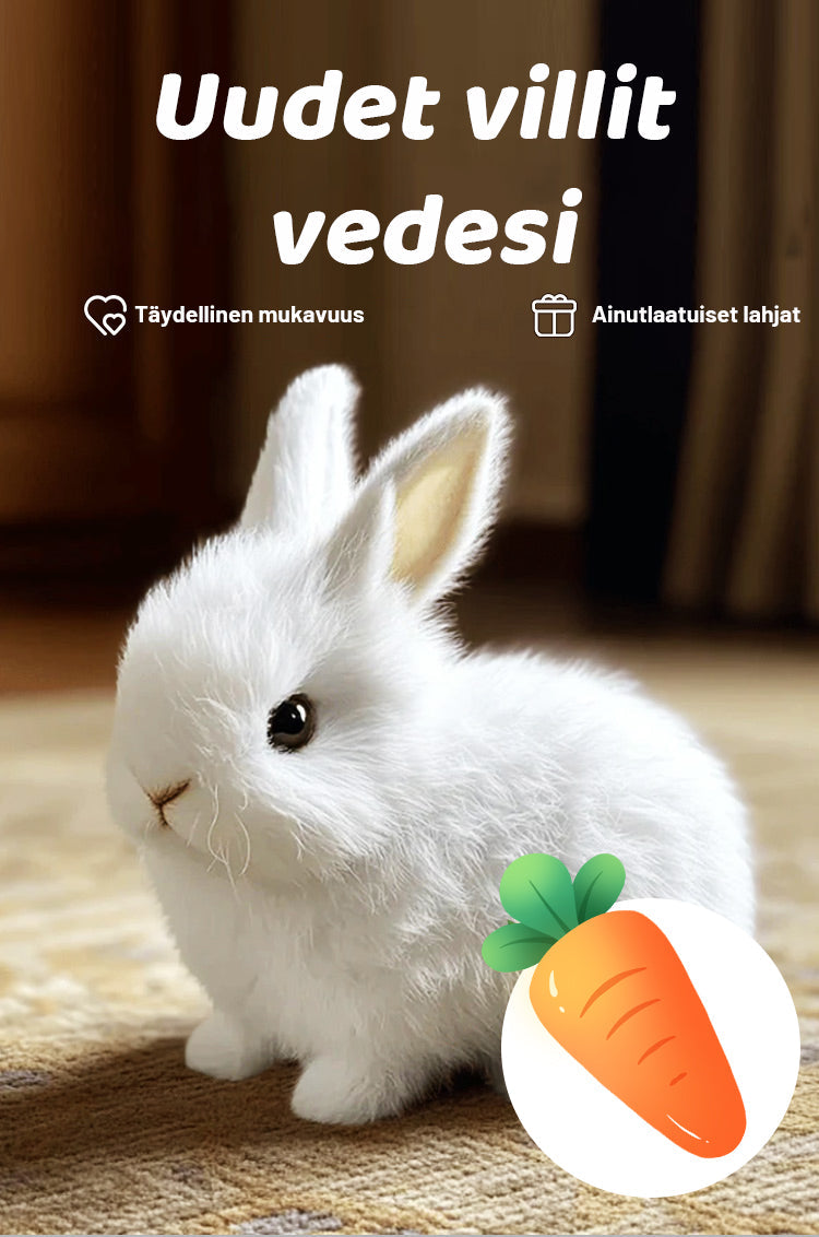 🐇Viimeinen päivä myynti 60% pois🐇Pörröinen realistinen kani lelu lelu