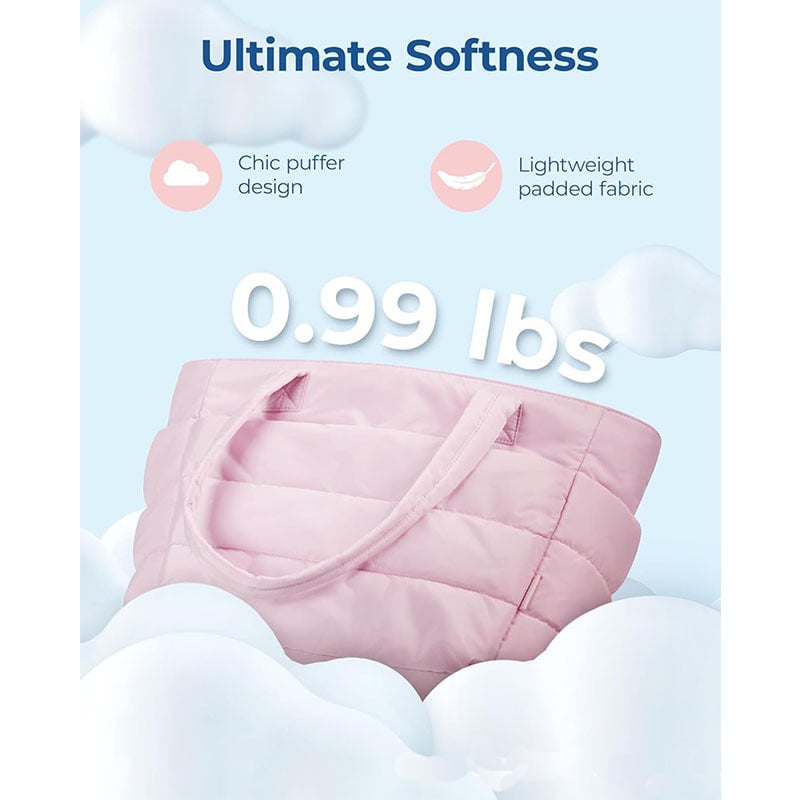 Kevyt, pehmeä laukku