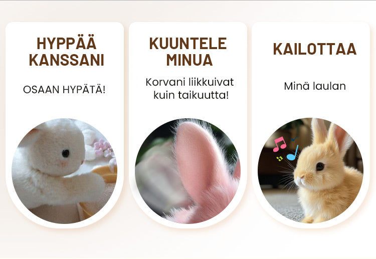 🐇Viimeinen päivä myynti 60% pois🐇Pörröinen realistinen kani lelu lelu