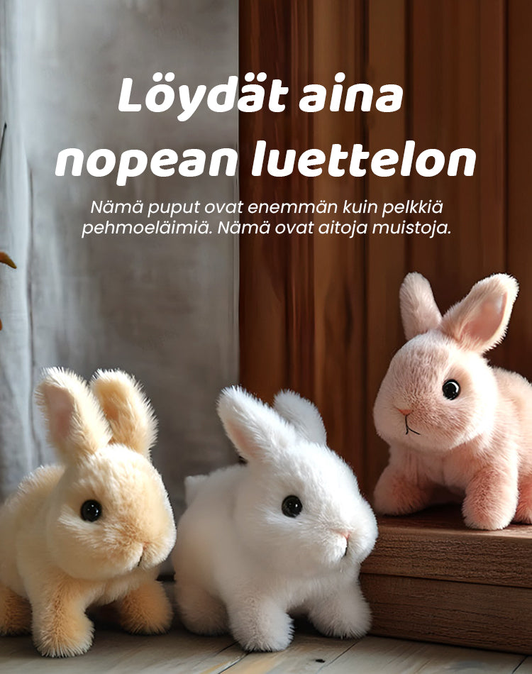 🐇Viimeinen päivä myynti 60% pois🐇Pörröinen realistinen kani lelu lelu
