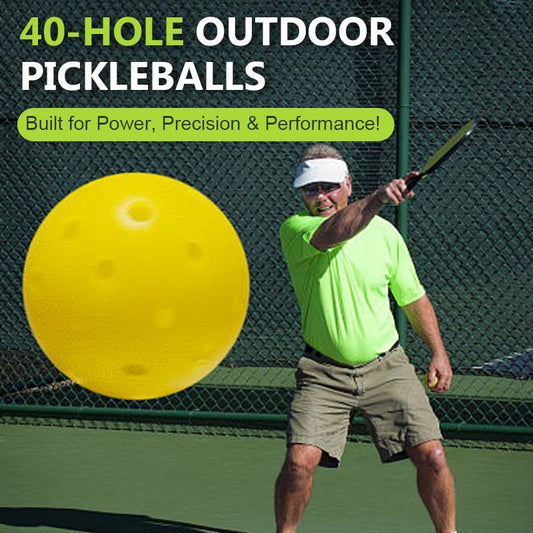 🏆 40-Hole Outdoor Pickleballs – Built for Power, Precision & Performance! 🌞