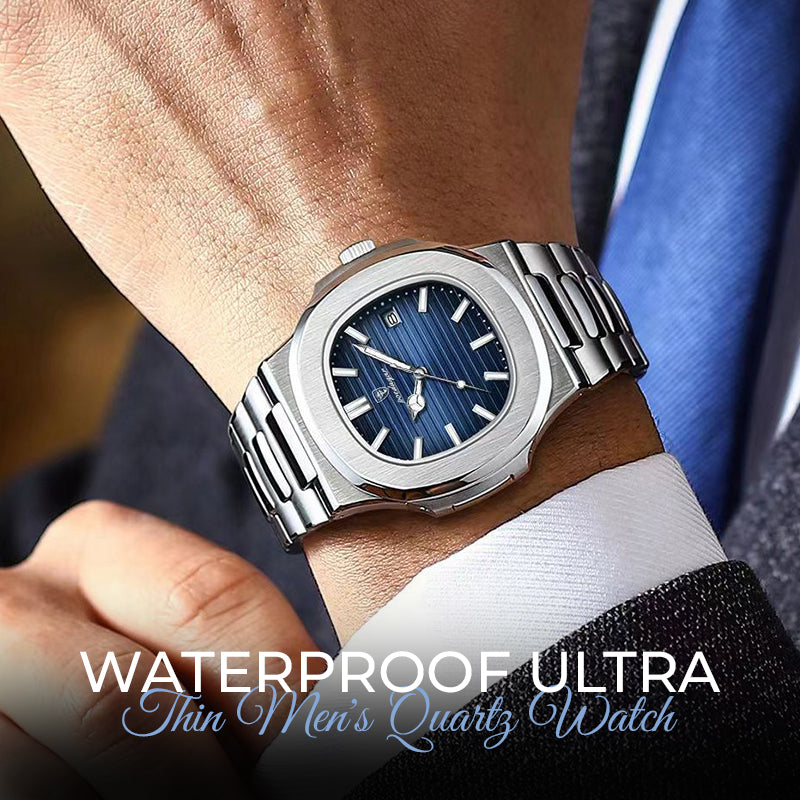 Vattentät Ultra Slim herra kvartsikello
