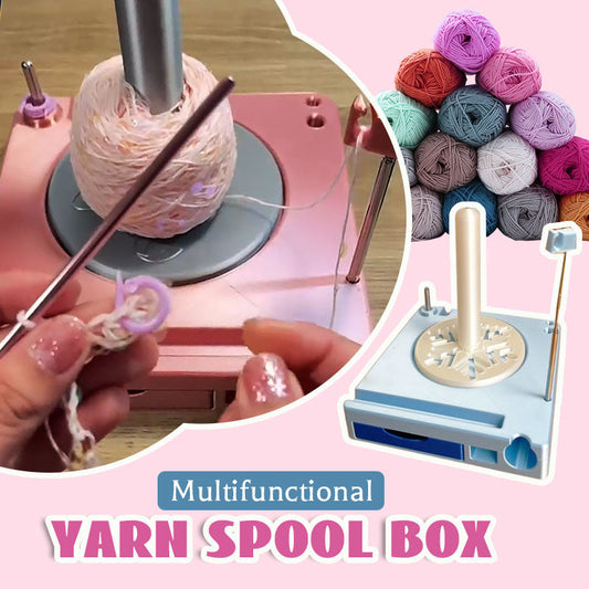 Shiny Portable Multi-purpose Yarn Spool Box