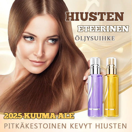 ✨2025 kuuma ale✨ Pitkäkestoinen kevyt hiusten pehmeä eteerinen öljysuihke