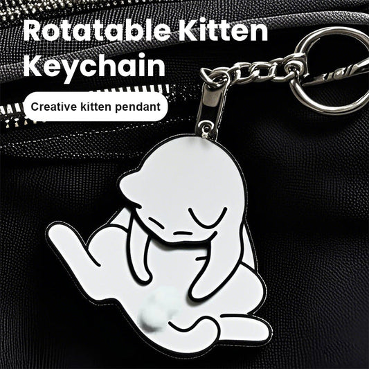 Cat Acrylic Keychain Pendant