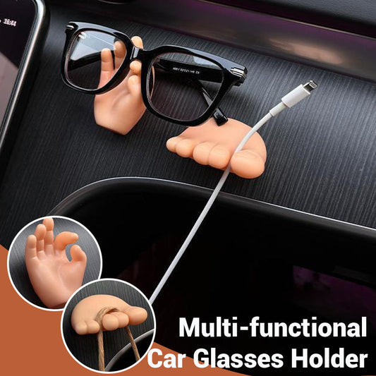 Multi-functional Car Glasses Holder