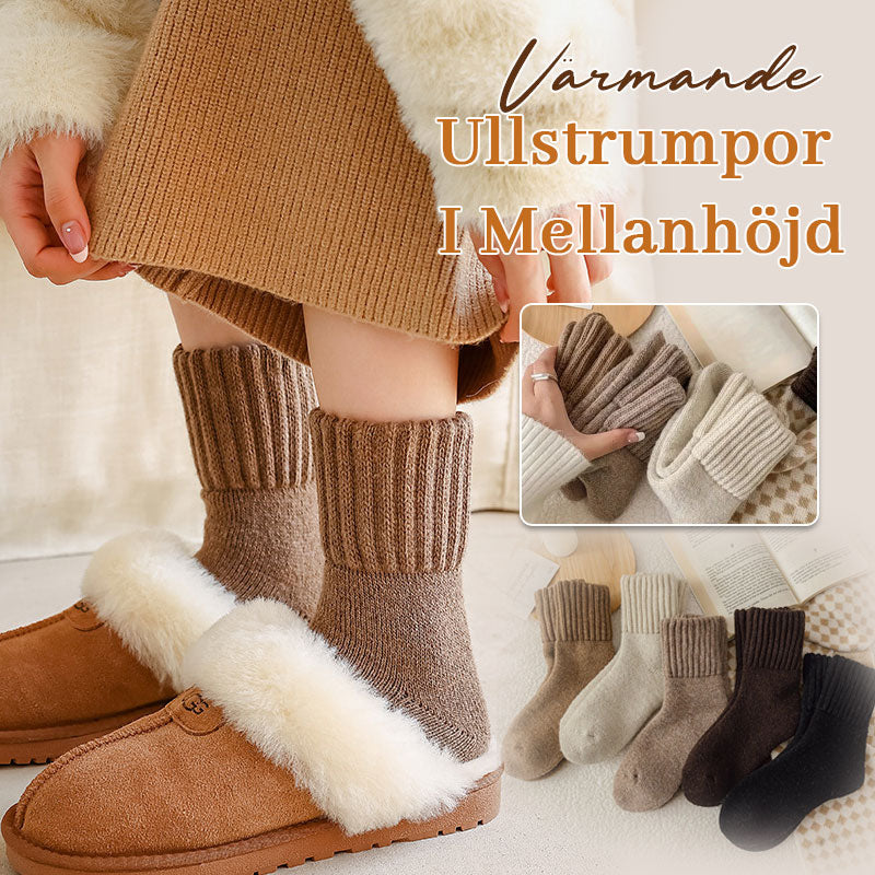 🧦 Lämpimät Villa Sukat Keskikorkeudessa