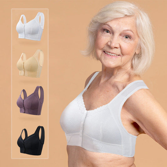 ⏰Viikon erikoistarjous: 40 % alennus💟Hengittävä Naisten Suurikokoinen Edestä Aukeava Rintaliivi