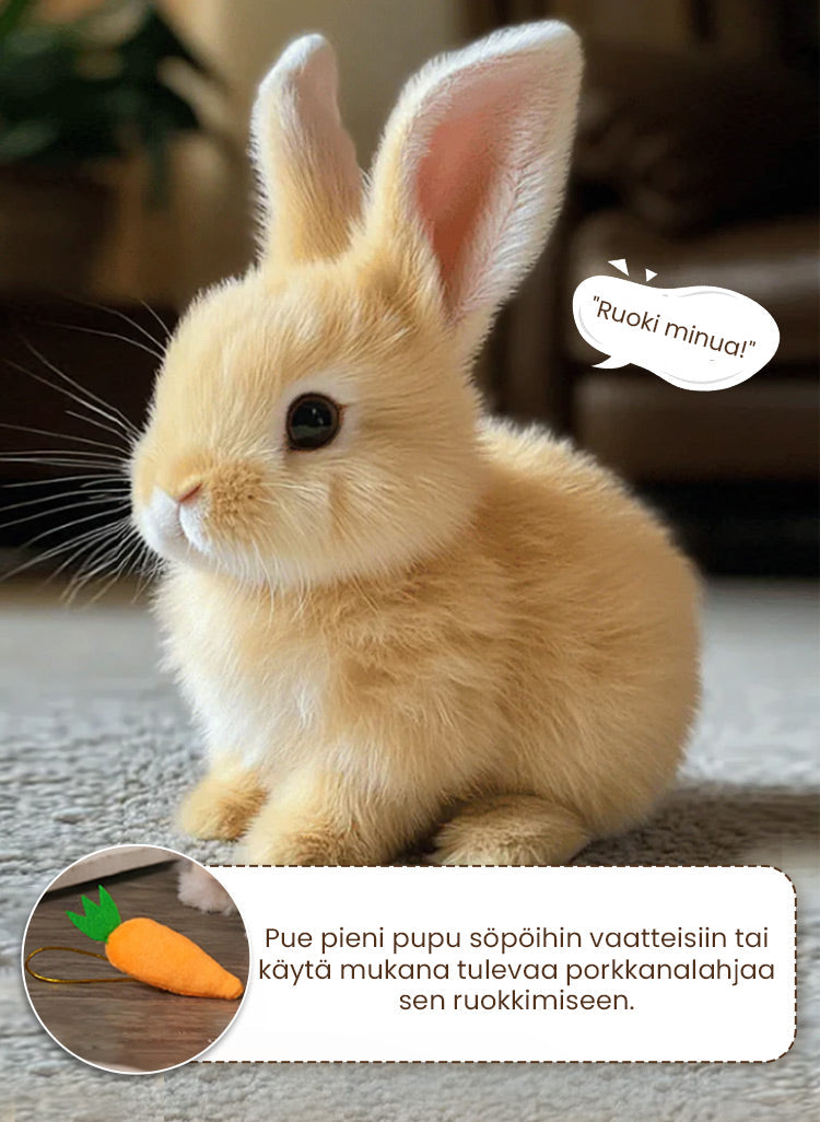 🐇Viimeinen päivä myynti 60% pois🐇Pörröinen realistinen kani lelu lelu