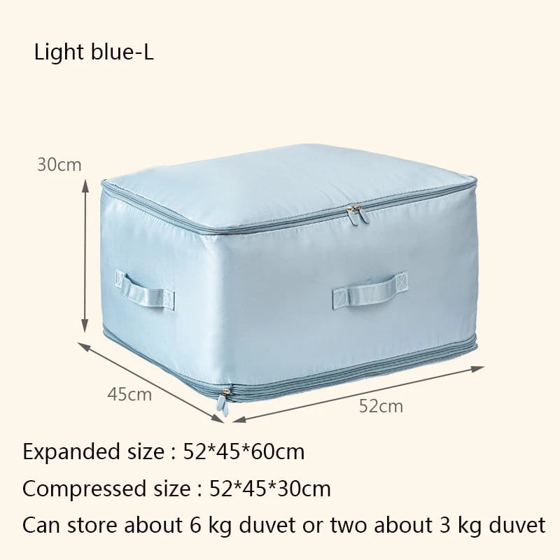 Suuri kapasiteetti kompressiivinen pussilakana säilytyspussi