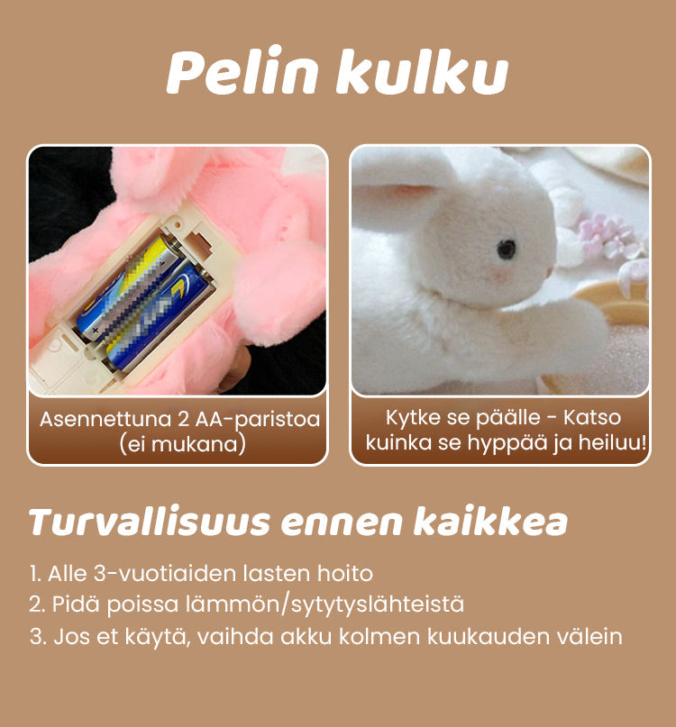 🐇Viimeinen päivä myynti 60% pois🐇Pörröinen realistinen kani lelu lelu
