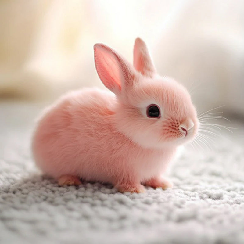 🐇Viimeinen päivä myynti 60% pois🐇Pörröinen realistinen kani lelu lelu