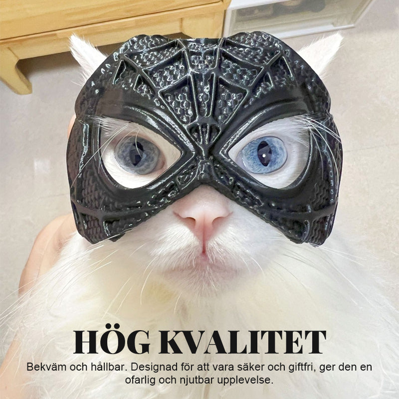 Hämähäkinseittityylinen kissanaamio🐾🕷️