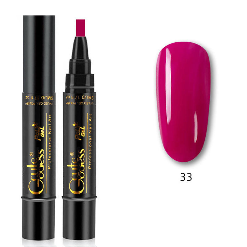 💅✨ 3-in-1 Kynsilakkakynä | Geelilakka ilman alus/päällyslakkaa | Nopea & Kestävä!