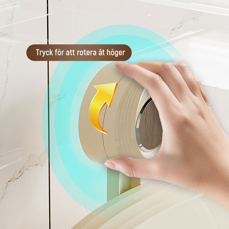 Seinäasennettava imukuppi Punchless potin kannen pidike