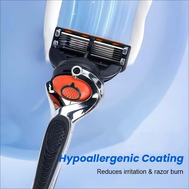 Men's Razor Blade Replacement Set with Free Handle