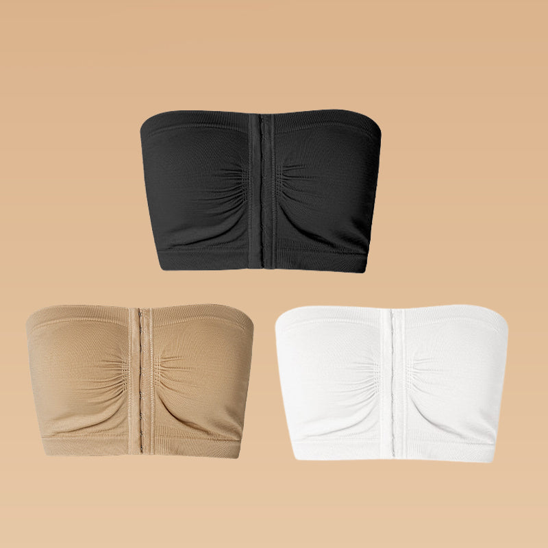 ⏰Wekelijkse speciale aanbieding: Koop 2, krijg 1 grati🎁Grote beugelbeha met ademende sluiting aan de voorkant