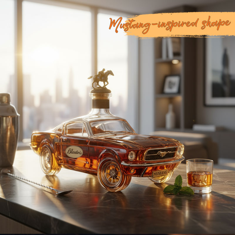 🥃Mustang Whiskey Bottle