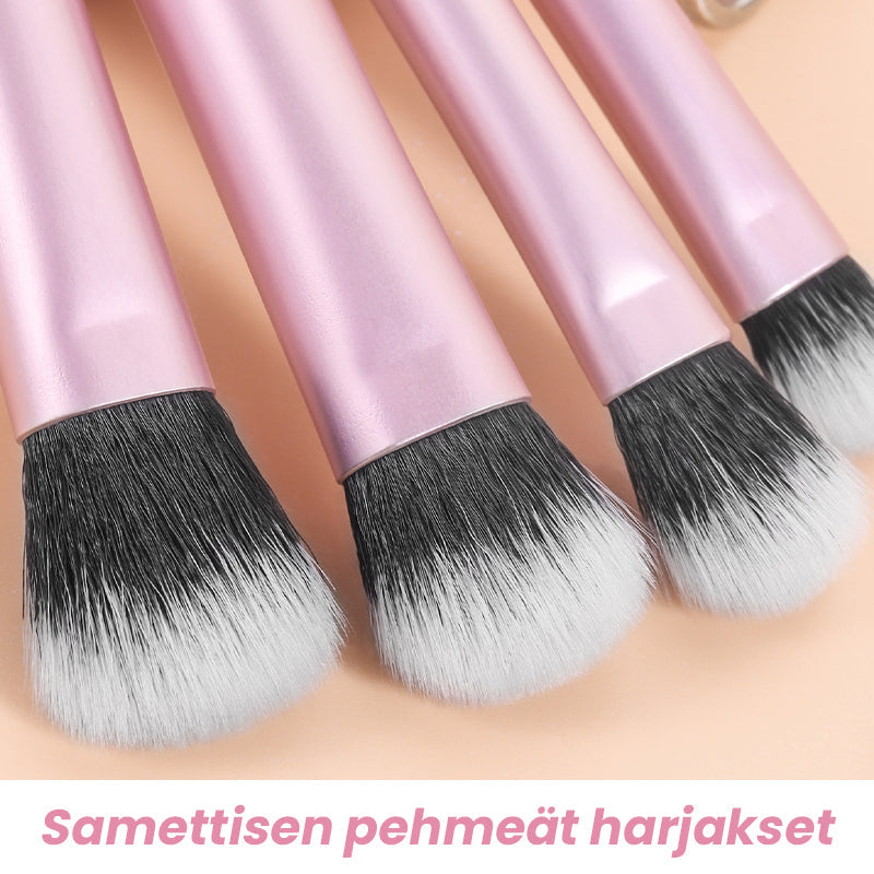 Pieni Meikkiharjasetti Sivellinkotelolla