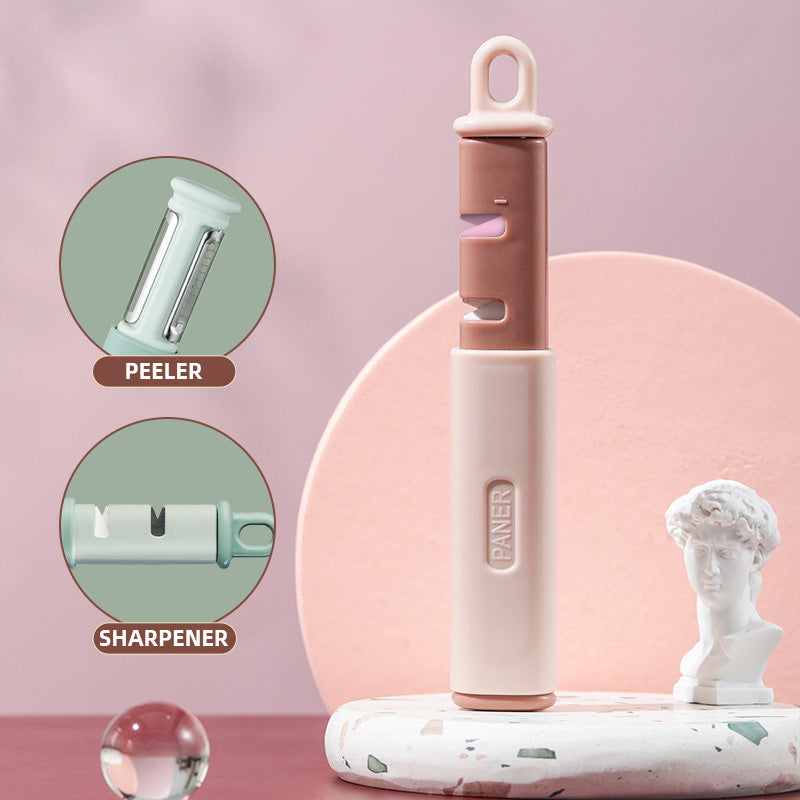2-in-1 kuorinta ja teroitin 💡 | Helppo kuorinta + nopea teroitus