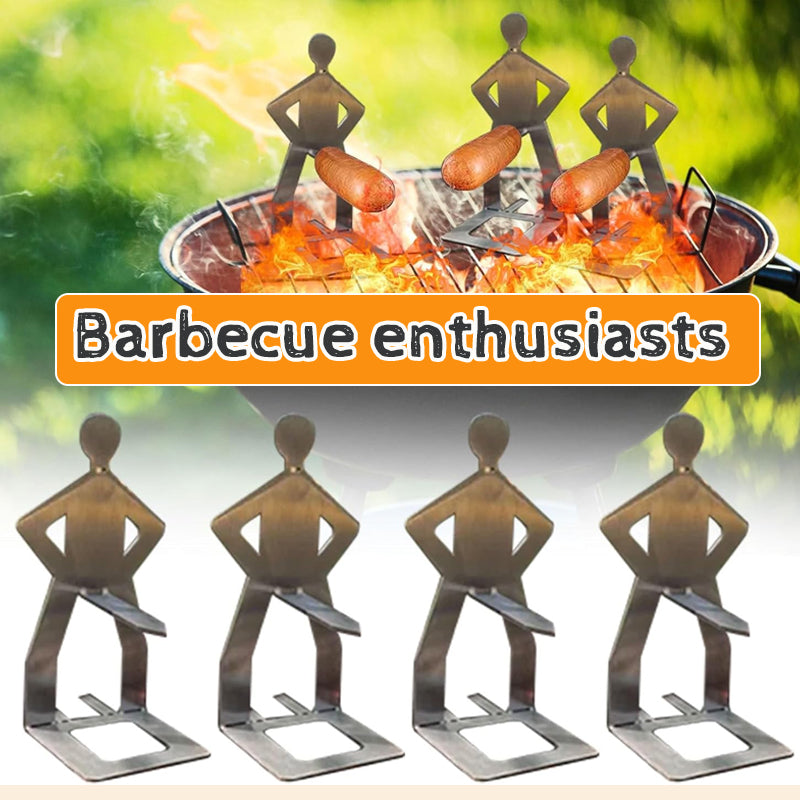 Outdoor Human-Shaped Sausage Grill