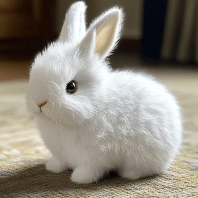 🐇Viimeinen päivä myynti 60% pois🐇Pörröinen realistinen kani lelu lelu