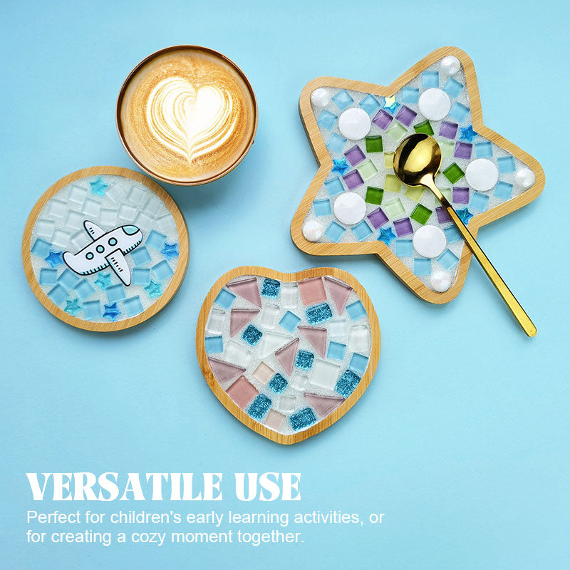 Diy käsintehdyt lasiset lasinaluset