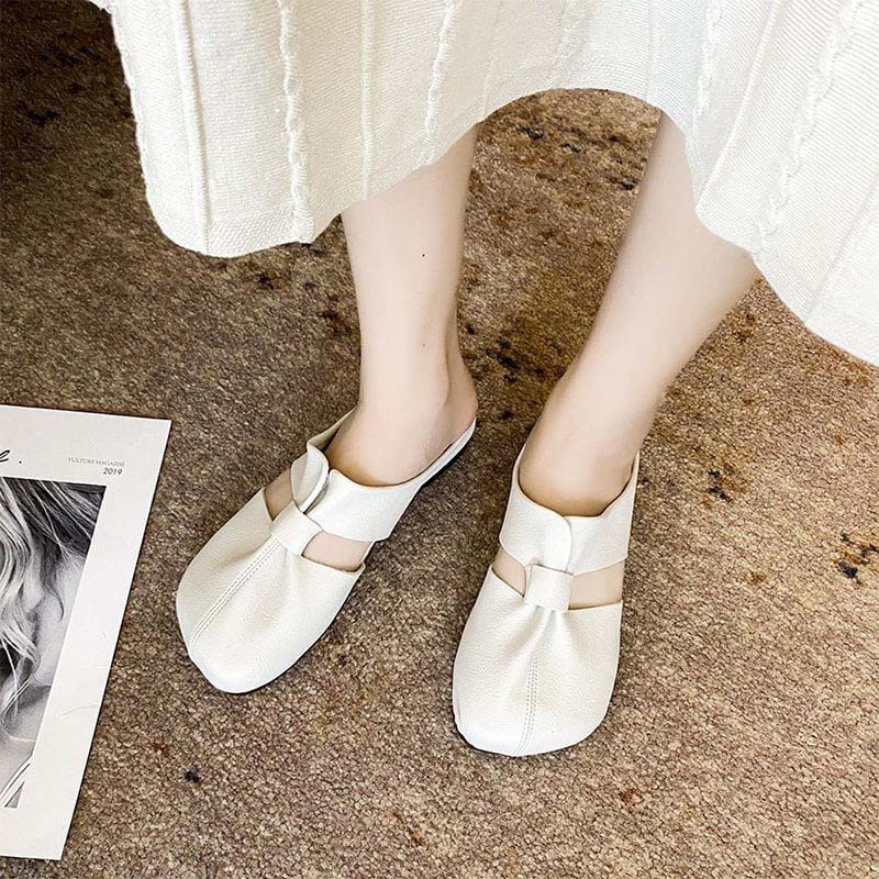 ☀️2025 Uudenvuoden kuuma myynti🎀Flat mules in cut-out design