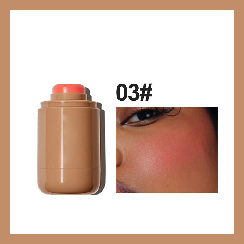 Monipuolinen pitkäkestoinen sileä poskipunatikku/Multifunctional long-lasting smooth blush stick