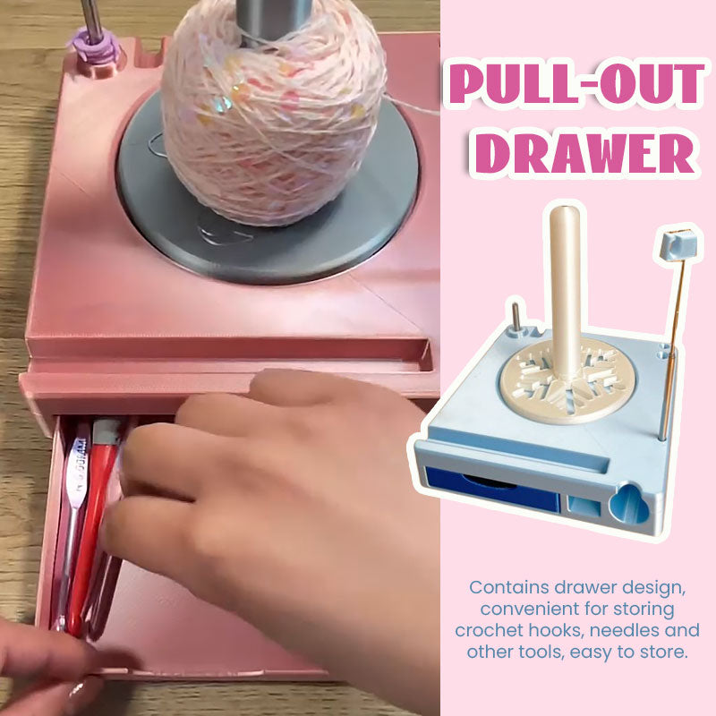 Shiny Portable Multi-purpose Yarn Spool Box